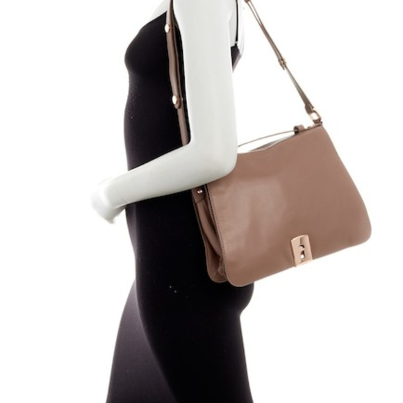 BOTKIER Clinton Medium Leather Crossbody Bag Chai - Picture 7 of 12